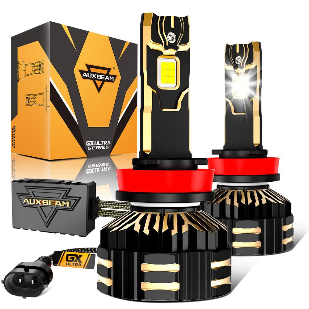 AUXBEAM GX-ULTRA Series 40000LM 240W LED Headlight Bulbs 6500K Cool White New